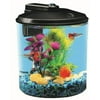KollerCraft 2-Gal Aquarium Starter Kit with LED Lighting and Power Filter - Impact Resistant Plastic