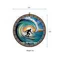 thumbnail image 4 of Man Surfing Ornament – Unique Personalized Ornament Christmas 2025, Custom Text Keepsake for Sports Lovers, Friends & Families, 4 of 4