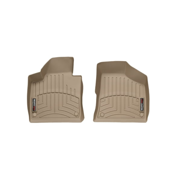 WeatherTech Custom Fit FloorLiners compatible with 2006-2013 Audi A3 - 1st Row (Driver & Passenger), Tan