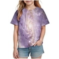 thumbnail image 6 of CYRBOKO Graphic Tees for Girls, Comfy Casual Crewneck Short Sleeve Summer T-shirts Multicolor Size 4-5 T, 6 of 7