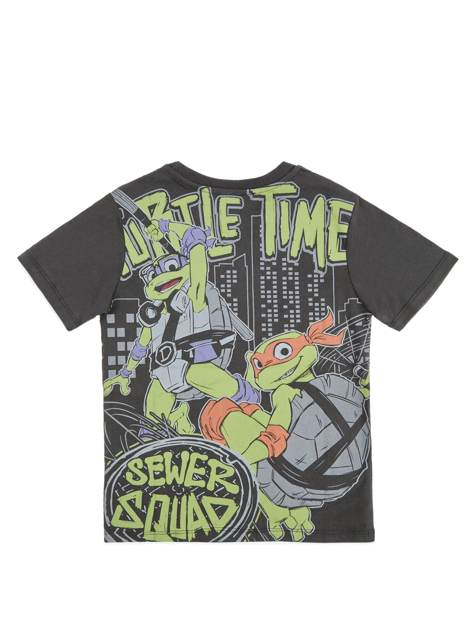 Teenage Mutant Ninja Turtles Boys Graphic Tee with Short Sleeves, Sizes 4-18