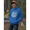 thumbnail image 2 of Give Me Space Graphic Hoodie Men -Image by Shutterstock, Male Medium, 2 of 4