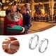 thumbnail image 2 of Anillos de pareja de luna y sol en plata esterlina, bandas de promesa ajustables para él y para ella: regalo perfecto para San Valentín Stardust Lovers, 2 of 4