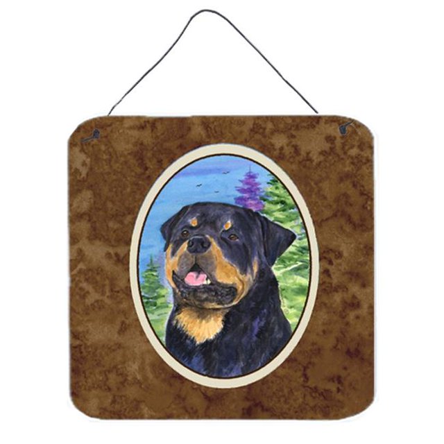 Rottweiler Aluminium Metal Wall or Door Hanging Prints