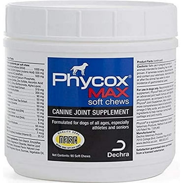 Dechra Phycox MAX Soft Chews, Joint Supplement for Dogs (90ct)
