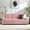 Pink, variant on 84" Stain Resistant Corduroy Large Sofa, Mid-Century Modern Sofa with Cup Holder, Oversized Sofa Chair with Washable Cushions for Office Living Room, Green