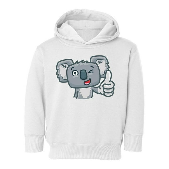Cute Koala Thumb Up Hoodie Toddler -Image by Shutterstock,  5 Toddler