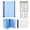 Blue, variant on Accordion File Organizer with 8 Pockets, Expanding File Folder for Documents, A4 & Letter Size File Storage with Labels & Elastic Closure for Home, Office & Important Papers, Yellow