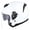 Glossy White, variant on MOTORCYCLE OPEN FACE HELMET SCOOTER CLASSICAL KNIGHT BIKE DUAL LENS/SUN VISOR HJK526 Matt Black