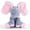 grey pink, variant on Peek-A-Boo Interactive Elephant Plush Toy