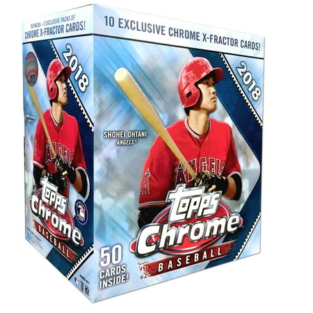 - 18 Topps Chrome MLB Baseball Monster Box Trading Cards