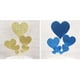 thumbnail image 5 of EeaseMX 7 tarjetas con forma de corazón brillante con palillos para decorar tartas, ideales para bodas, cumpleaños y fiestas (corazonado azul)., 5 of 7