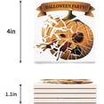 thumbnail image 3 of RYLABLUE Halloween Theme Pumpkin Pattern Set of 4 Coaster for Drinks, Absorbent Ceramic Stone Coasters Cup Mat with Cork Base for Home Kitchen Room Coffee Table Bar Decor, 3 of 4