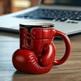 thumbnail image 4 of Tasse en Forme de Gant de Boxe pour les Amateurs de Sport Capacité 200ml, Mélange de Résine et d'Acier Inoxydable, 4 of 8