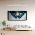 thumbnail image 2 of Cuadro Decorativo Canvas Revolution Vuelo Celestial 120x60 Marco Negro, 2 of 3
