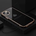thumbnail image 1 of Funda ultrafina chapada para iPhone 12 11 13 14 Pro Max Plus, Funda protectora de parachoques de lujo para iPhone 12Pro, Funda de silicona Tan Jianjun unisex, 1 of 2