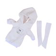 thumbnail image 1 of Bewildely 1 Juego de vestido de muñeca para niñas, portátil, desmontable, reutilizable, lavable, decorativo, lindo reemplazo, muñecas, Muñecas y casas de muñecas color de la leche, 1 of 6