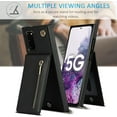 thumbnail image 6 of Samsung Galaxy S20 FE 5G Phone Case with Card Holder for Women,Samsung Galaxy S20 FE 5G Crossbody Case Wallet with Strap Lanyard with Kickstand,Credit Card Slots PU Leather Cases,6.5",Black, 6 of 14