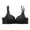 Black, variant on Levmjia Women Lace Bra Underwear Wireless Underwire Comfort Push Up Solid Color Breathable Daily Wear Fashion Casual Sleep Intimates