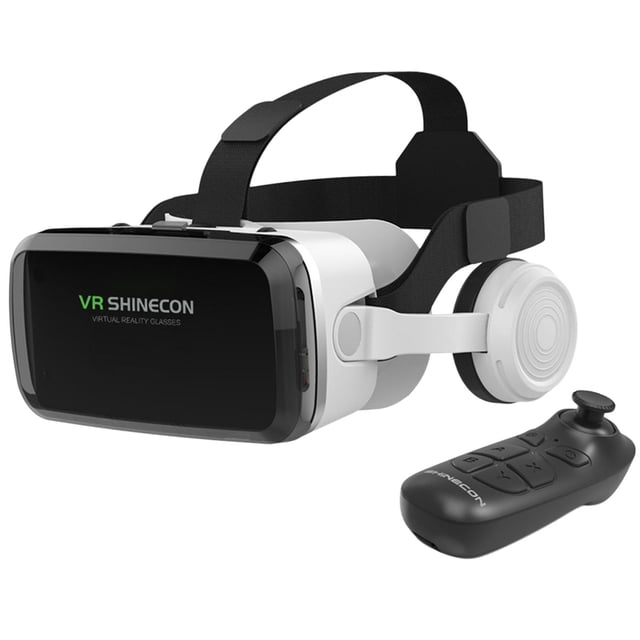 Gafas de realidad virtual universales 360 Películas aptas para iPhone Android con controlador B03 Baoblaze Dispositivo de realidad virtual