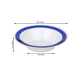 thumbnail image 3 of Efavormart 10 Pack | 12 oz Cobalt Blue with Silver Rim Round Disposable Soup Bowl for Catered Events Weddings Parties Banquets, 3 of 5