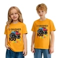 thumbnail image 2 of CAIXIA 100 Days of School Shirt Kids Toddler Boys Girls 100th Day of School Costume T-Shirt Short Sleeve Tops Graphic Tee,Yellow, 2 of 7