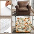 thumbnail image 5 of FKELYI Fall Pumpkin Sunflower Print 2 Piece Stretch Couch Cover with Separate Cushion Cover Non Slip Anti-Dust Armchair Slipcover Furniture Protector for Living Room, 5 of 7