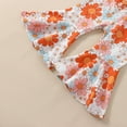 thumbnail image 5 of Summer Savings Clearance! Edvintorg 6Months-5Years Baby Girl Summer Clothes Kids Clothes Girls Fashion Cute Flower Print Ruffles Vest Flared Pants Hairband Suit Girls Boutique Outfits, 5 of 7