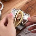 thumbnail image 3 of paquete de 2 moldes Pierogi - Molde Wonton, herramienta fácil para envolver empanadillas, cortador de sellos de masa, pastelería (pequeño 4.5 pulgadas, grande 5.1 pulgadas) XianweiShao 9024715993649, 3 of 5