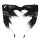 thumbnail image 4 of Diadema de cuero con orejas de gato y diseño punk para cosplay de Halloween y fiestas temáticas, 4 of 5