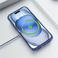 thumbnail image 7 of Dteck Magnetic Case for iPhone 16 Plus,Shockproof Silicone + PC Clear Case Compatible with Mag Safe Ring Holder Kickstand Anti-Yellowing Cover,Royalblue, 7 of 7