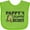 Apple Green, variant on Inktastic Pappy's Fishing Buddy Boys Baby Bib