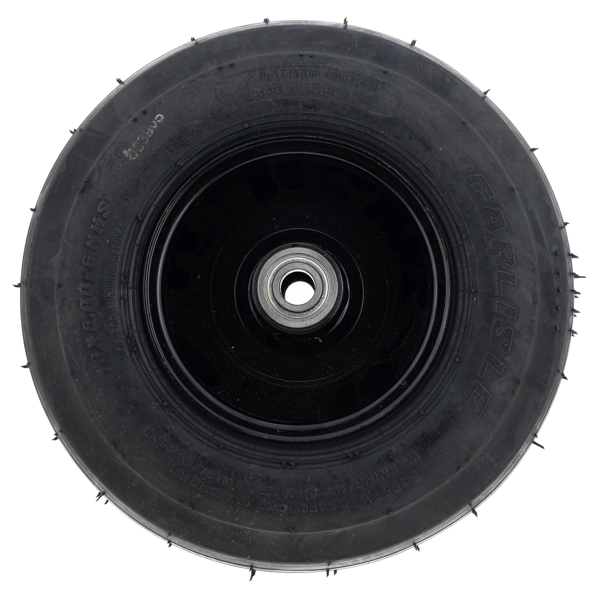 CUB CADET 634Z07264-0637 Powder Black Complete Wheel 20x8-8 Turf
