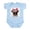 Sky Blue, variant on CafePress - Pug Body Suit - Baby Light Bodysuit, Size Newborn - 24 Months