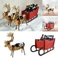 thumbnail image 6 of MOPOOR Countertop Wine Rack,True Reindeer Polyresin Wine Bottle Holder - Table Top and Counter Wine Rack, Animal Home Decor, Set of 1 for Christmas Holiday Home Decor, 6 of 8