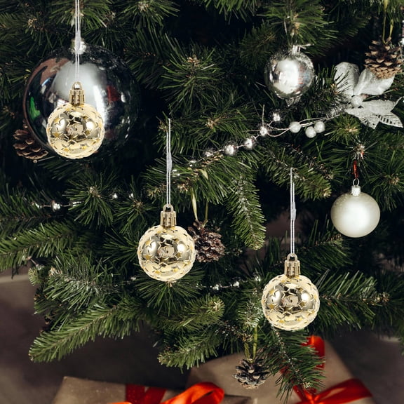 UPOUART 100Pcs Polypropylene Ornament Rope Ribbon with Snap Lock for Christmas Tree Hanging