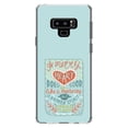 thumbnail image 1 of DistinctInk Clear Shockproof Hybrid Case for Samsung Galaxy Note 9 - TPU Bumper, Acrylic Back, Tempered Glass Screen Protector - Proverbs 17:22 - A Merry Heart Does Good, 1 of 5