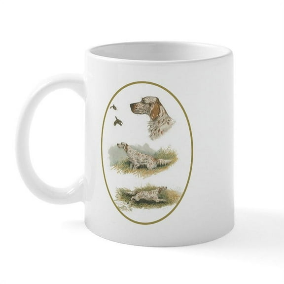 CafePress - English Setter Mug - 11 oz Ceramic Mug - Novelty Coffee Tea Cup