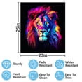 thumbnail image 2 of Colorful Lion Art(2) Dishwasher Magnet Cover Decorative Sticker for Home Cabinet Kitchen 23" x26", 2 of 5