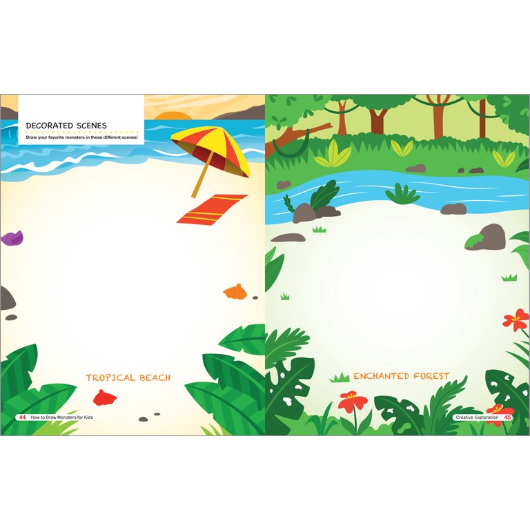 Drawing for Kids Ages 6 to 9 How to Draw Monsters for Kids