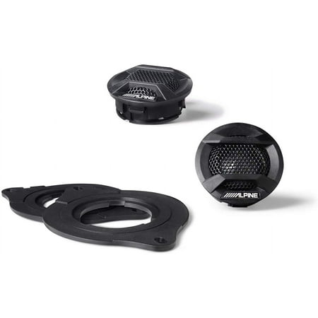 Alpine - 6-1/2" 2-Way Car Speakers (Pair) for 2007-2018 Jeep Wrangler - Black