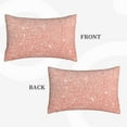 thumbnail image 4 of Bingfone Rose Gold Glitter Standard Size Pillowcase, Long Staple Pure Cotton Envelope Closure Pillow Cover,20"X30", 4 of 9