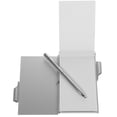 thumbnail image 4 of Metal pequeño cuaderno mini bloc de notas pequeñas notas de bolsillo de bolsillo metálico con pluma, 4 of 6