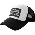thumbnail image 1 of Make America Grateful Again Mesh Back Trucker Cap Baseball Cap, 1 of 8