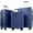 Blue, variant on Bigleap 3-Piece Luggage Sets, Hard Shell Suitcases with Spinner Wheels, Lightweight Rolling Suitcase Sets with TSA Lock, Black (20/24/28 Inch)