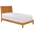thumbnail image 1 of Atlantic Furniture Lit Traîneau Simple en Latte Caramel, 1 of 6