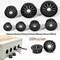 thumbnail image 5 of 10pcs Plastic Plastic Cable Hole Cover PC Computer Desk Round Storage Wire Organizer Port seal rings Furniture Accessories, 5 of 9