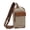 Khaki, variant on Canvas Sling Bag for Men Women, Casual Crossbody Backpack Travel Shoulder Daypacks Rucksack, Khaki