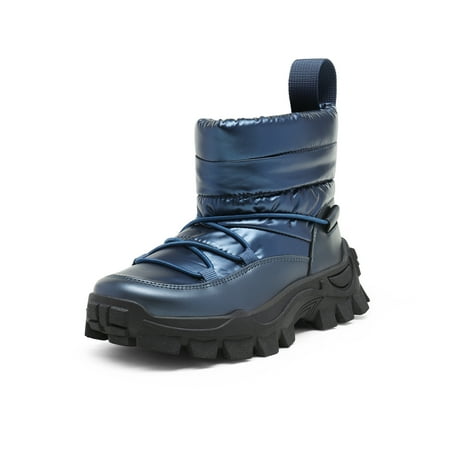 

Dream Pairs Kids Boys Girls Comfort Faux fur-lined lining and insole Snow Boots Winter Waterproof Warm Snow Boots KSB218 DARK/BLUE Size 5 Toddler