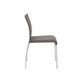 thumbnail image 3 of Conway Stacking Chair in Smoke Gray Fabric 2-Pack, 3 of 4